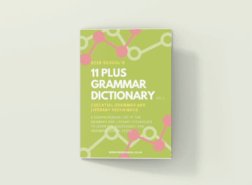11 Plus Grammar Dictionary for CEM, GL and Independent School Exams (Instant Download)