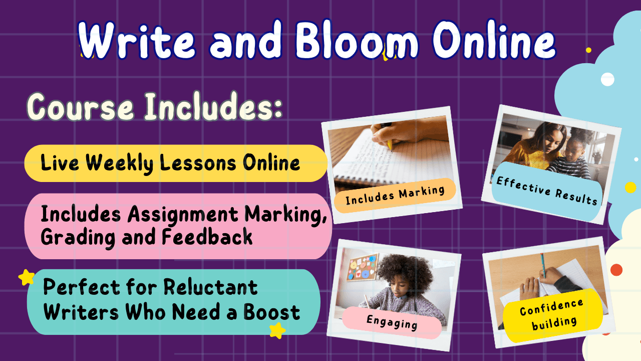 Weekly Write and Bloom Weekly Online Tuition